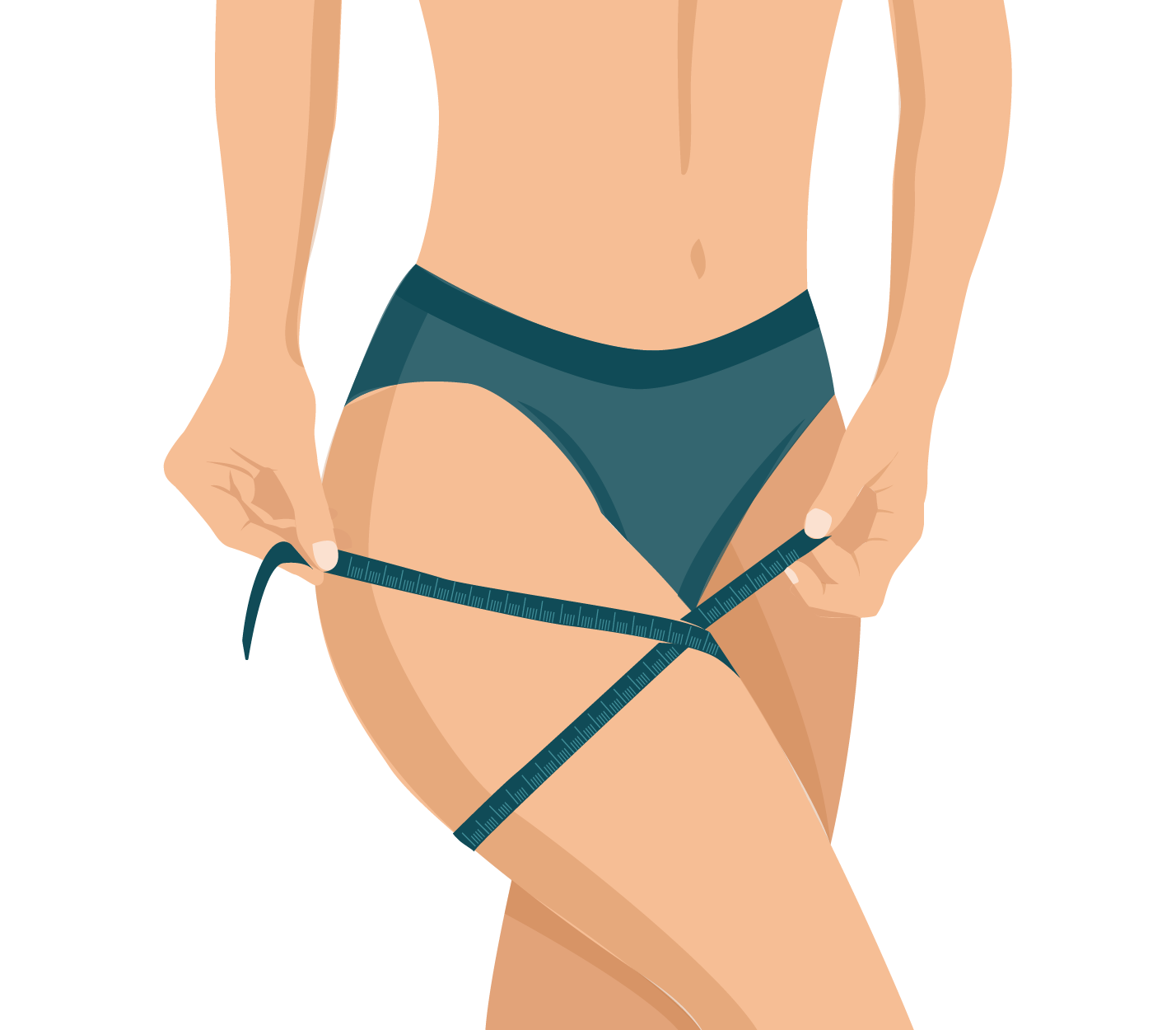 Piernas estilizadas
