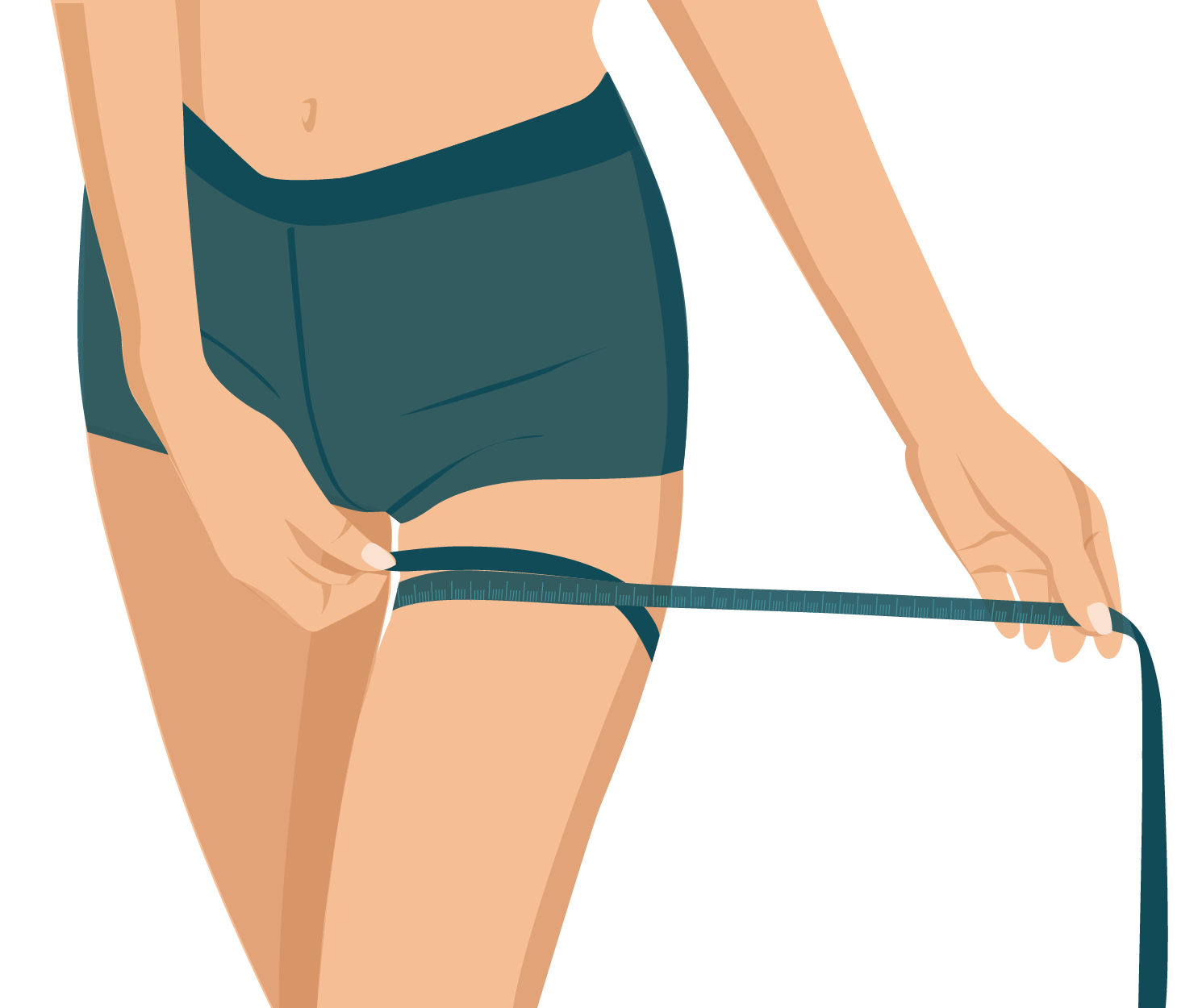 Piernas estilizadas
